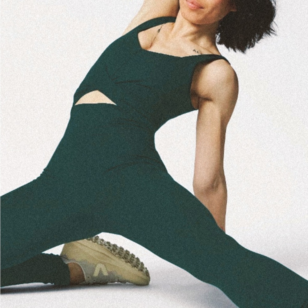 Girlfriend Collective Dark Green Leggings